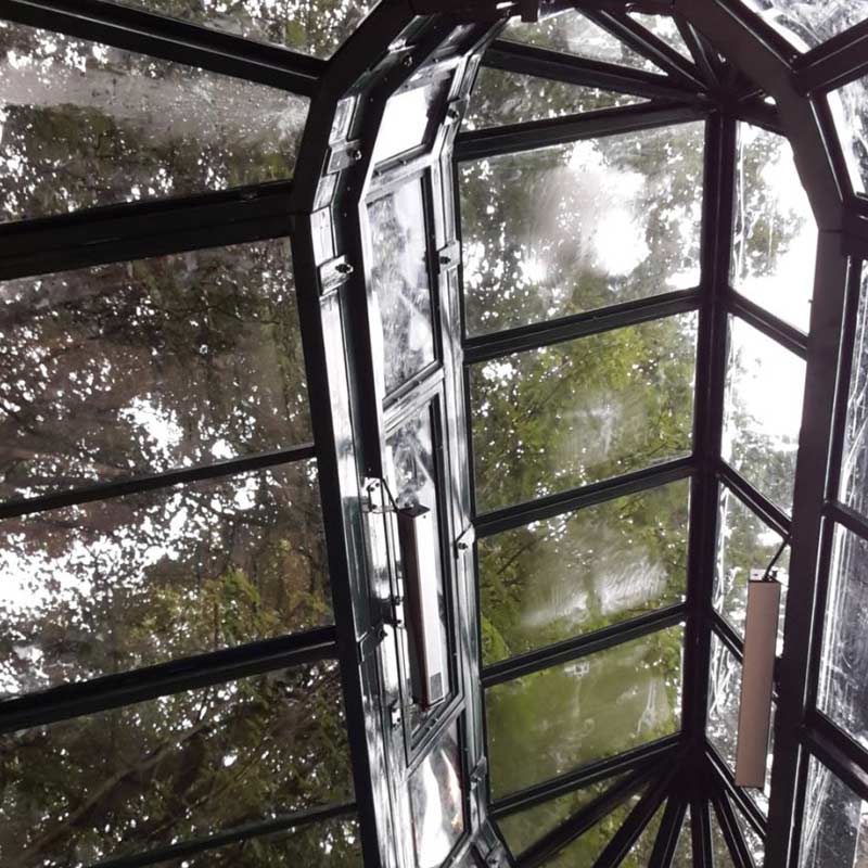 England lean to greenhouse architecture for SPA-Wrought Iron ...