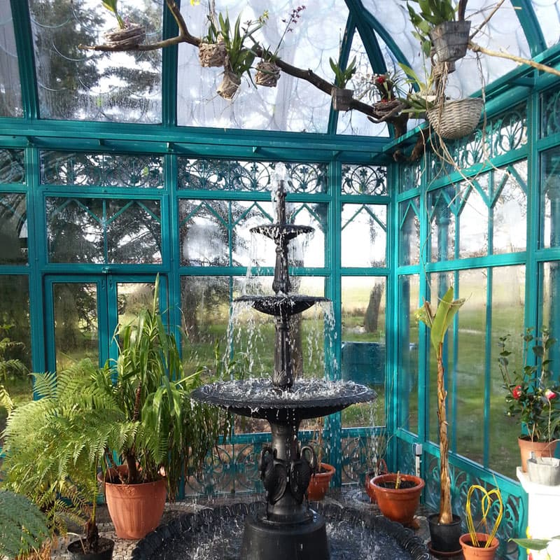 Victorian Conservatory with Wood Interior