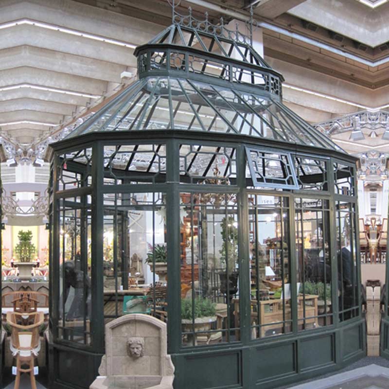 Large Iron Conservatory & Orangery Design - irongatefences.com