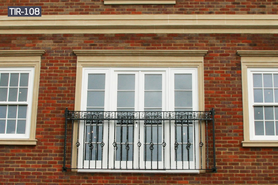 Window balcony wrought iron railing modern classical design price