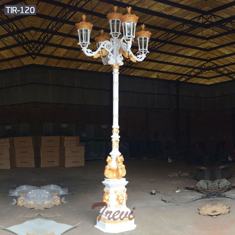 Antique cast iron street lamp post,cast iron garden lamps for sale